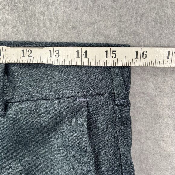 VTG Levi's Menswear Action Slacks Sta-Prest Gray Dress Pant Trouser 31x34 - Picture 4 of 14